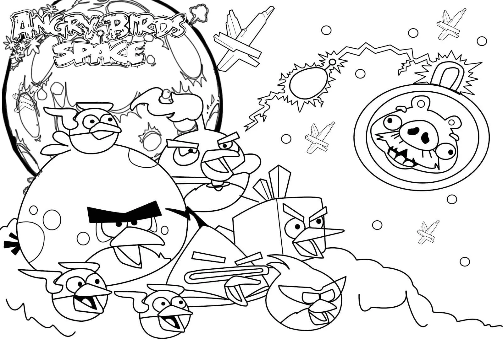 Planet Coloring Pages 32