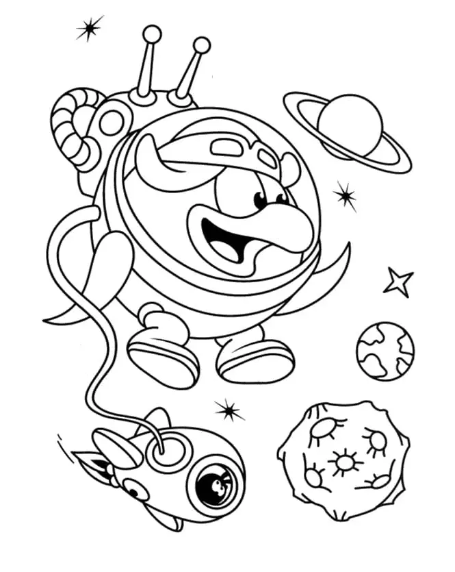Planet Coloring Pages