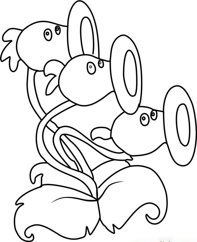 Plantas Vs Zombies Para Colorear 10