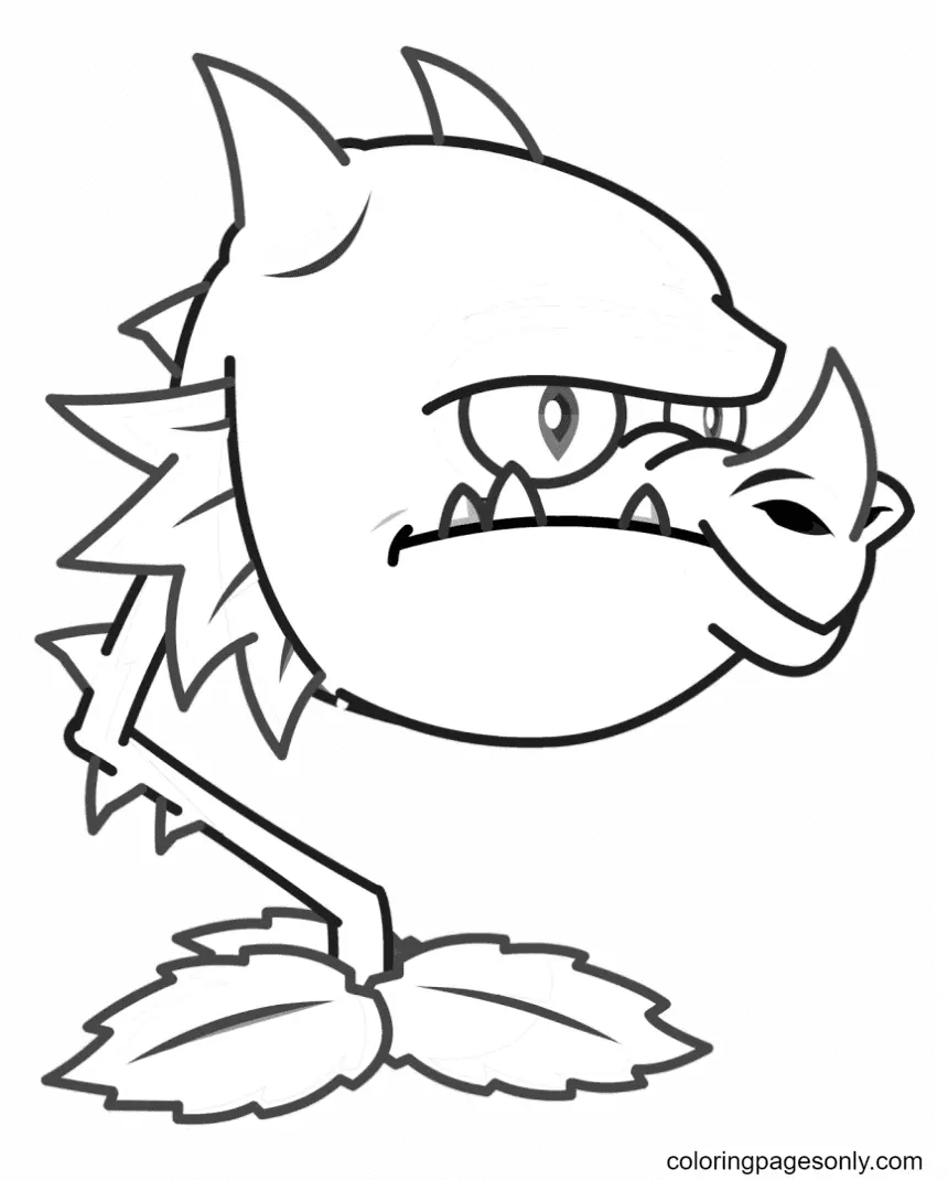 Plantas Vs Zombies Para Colorear 20