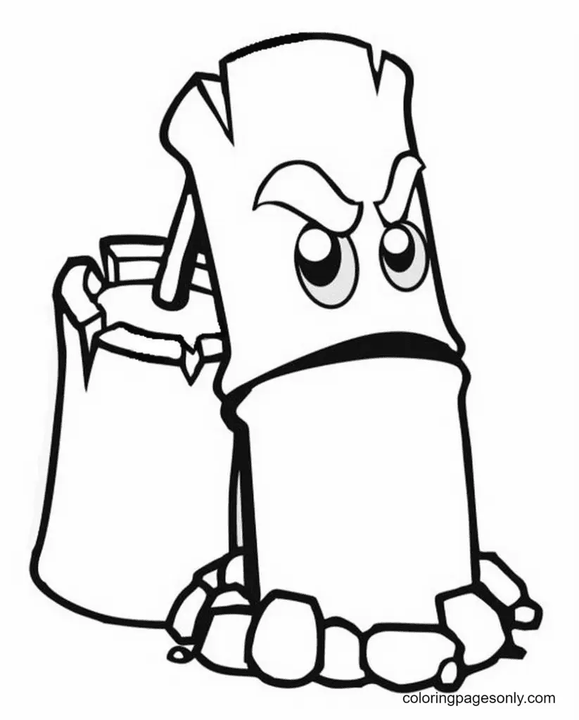 Plantas Vs Zombies Para Colorear 45