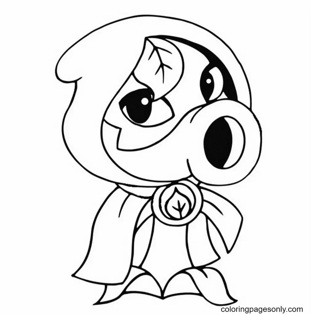 Plantas Vs Zombies Para Colorear 5
