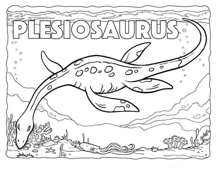 Plesiosaurus Ausmalbilder 30