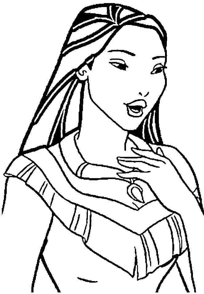 Pocahontas Coloring Pages