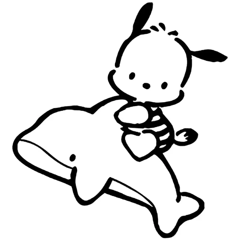 Desenhos de Pochacco Para Colorir 10