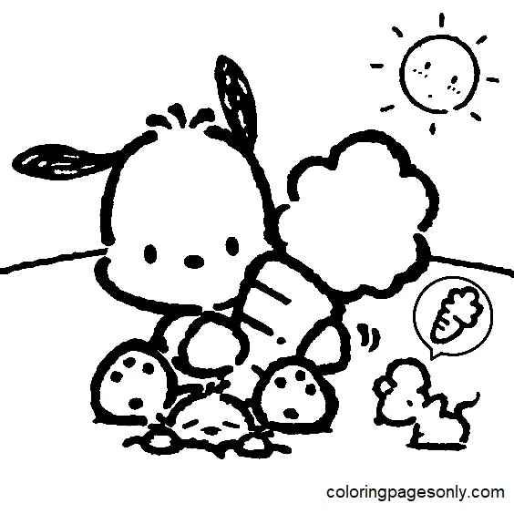 Desenhos de Pochacco Para Colorir 6