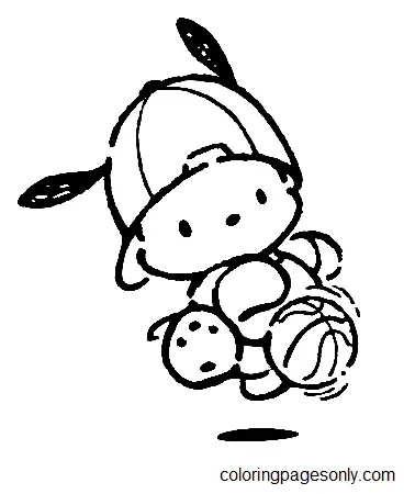 Desenhos de Pochacco Para Colorir 7