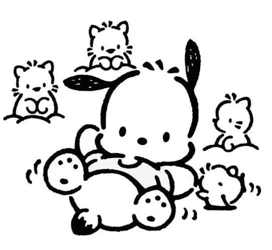 Desenhos de Pochacco Para Colorir 8