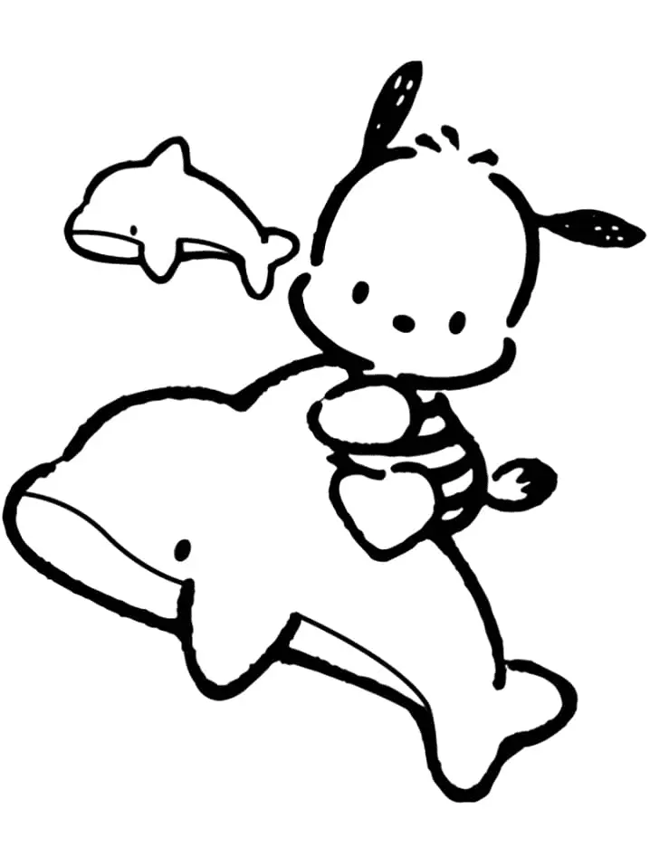 Desenhos de Pochacco Para Colorir 9