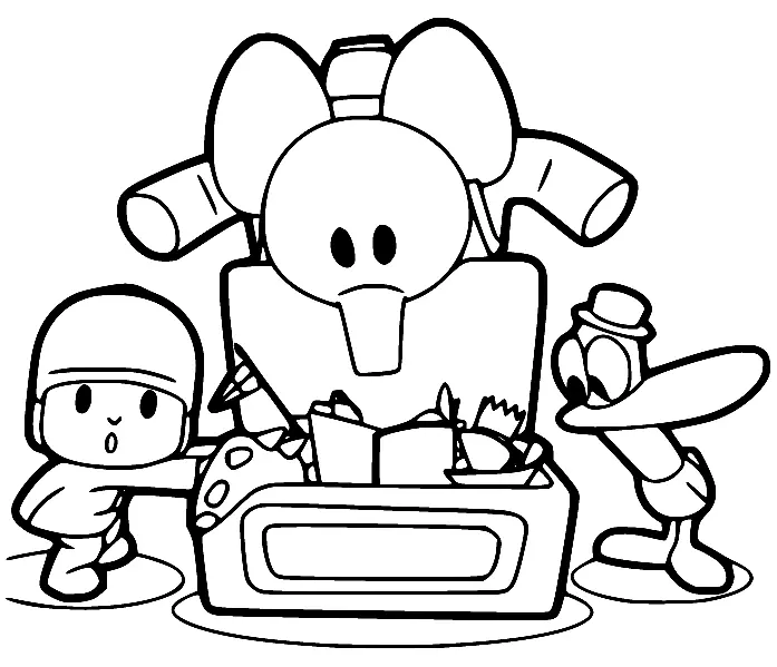 Pocoyo Para Colorear 24