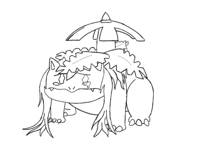 Pokemon Venusaur Para Colorear 12