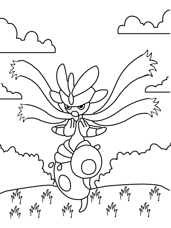 Pokemon Mega Evolution Ausmalbilder 44