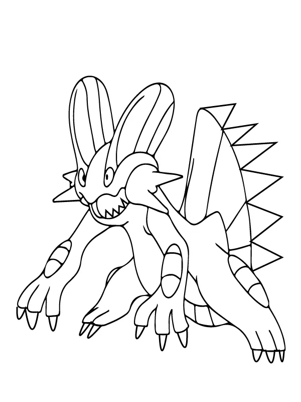 Pokemon Mega Evolution Ausmalbilder 48