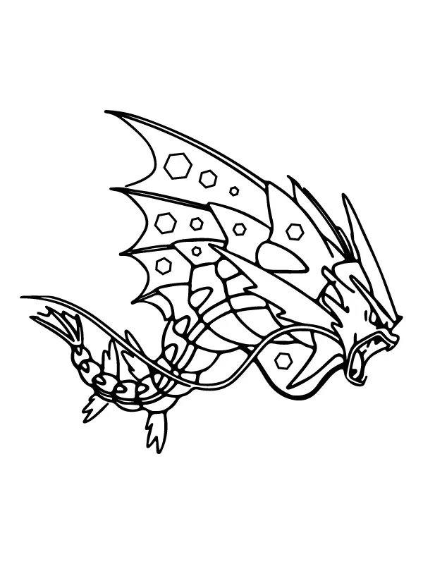 Pokemon Mega Evolution Ausmalbilder 9