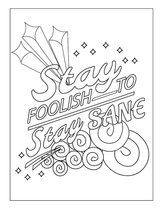 Desenhos de Positividade Para Colorir 25