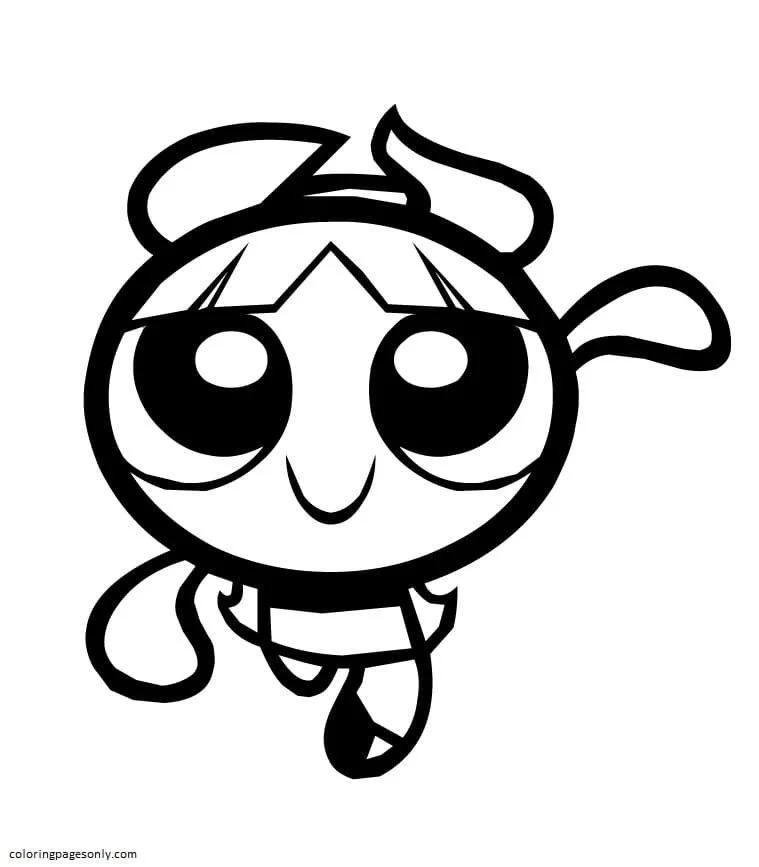 Powerpuff Girls Coloring Pages 14