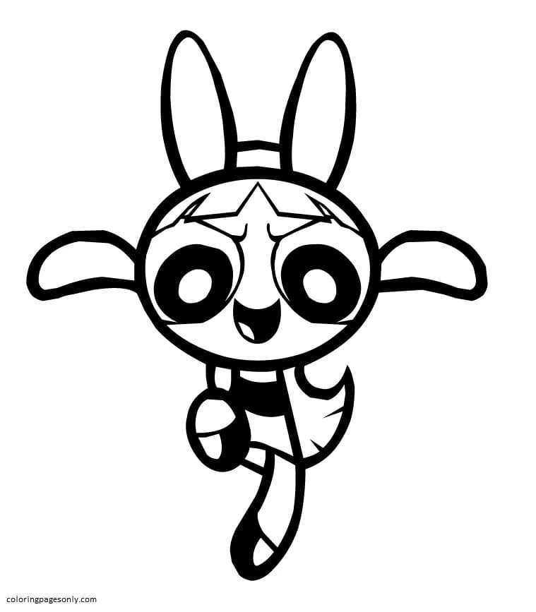 Powerpuff Girls Coloring Pages 17