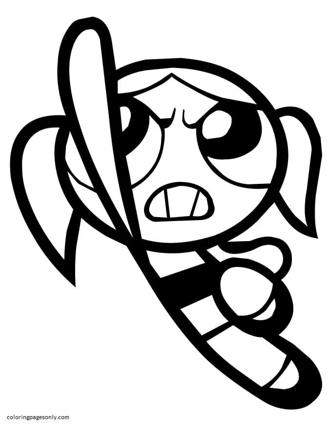 Powerpuff Girls Coloring Pages 18