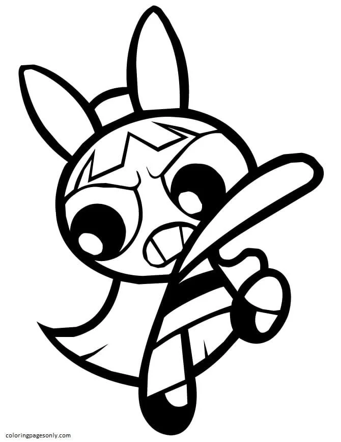 Powerpuff Girls Coloring Pages 22