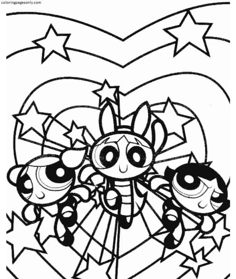 Powerpuff Girls Coloring Pages 24