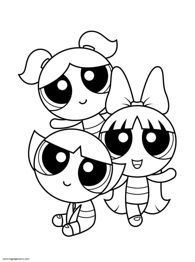 Powerpuff Girls Coloring Pages 27
