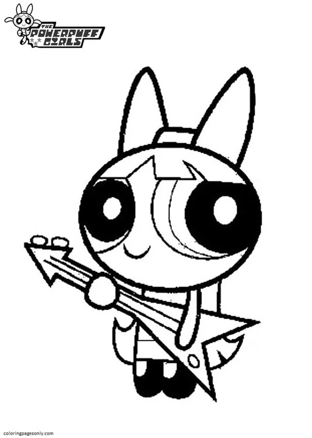 Powerpuff Girls Coloring Pages 28