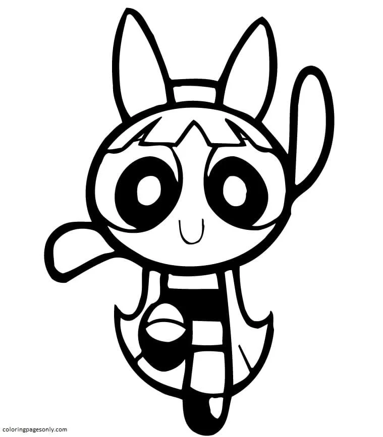 Powerpuff Girls Coloring Pages 31