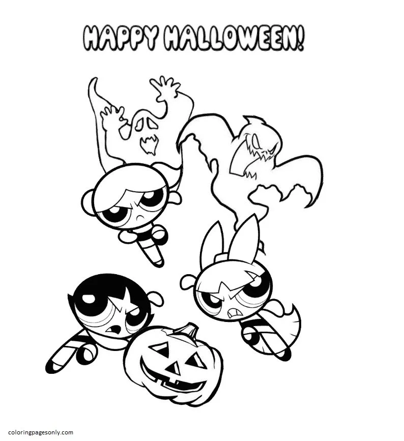Powerpuff Girls Coloring Pages 39