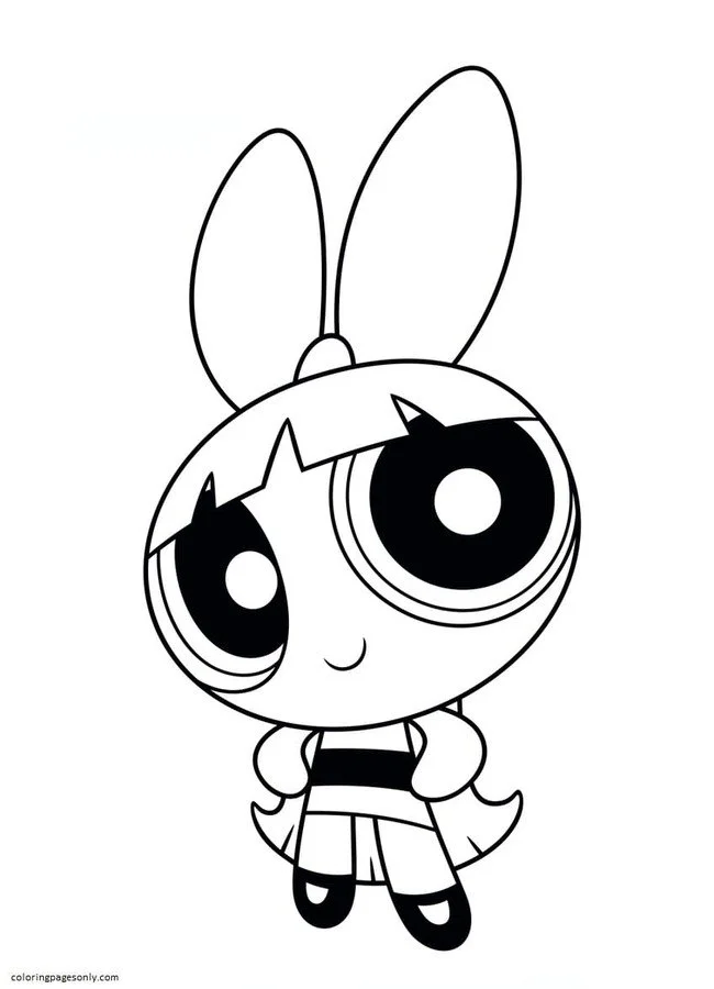 Powerpuff Girls Coloring Pages 9