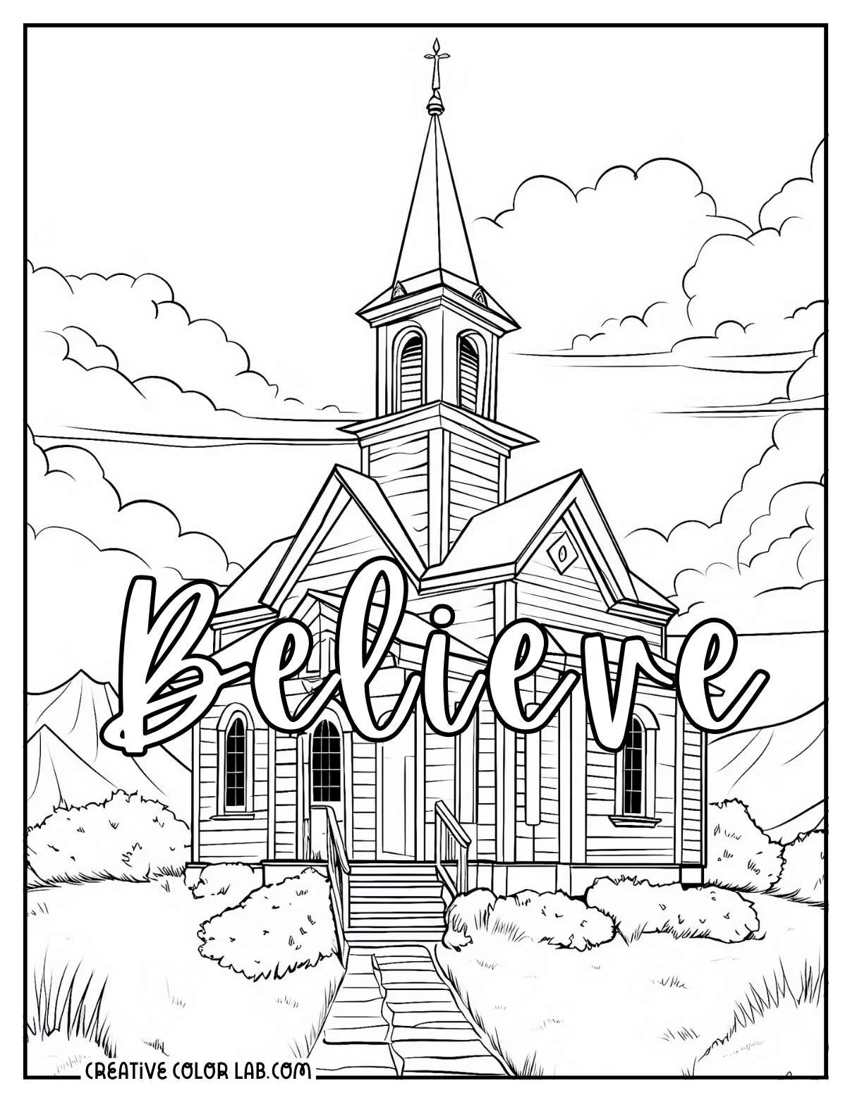 Praise Coloring Pages