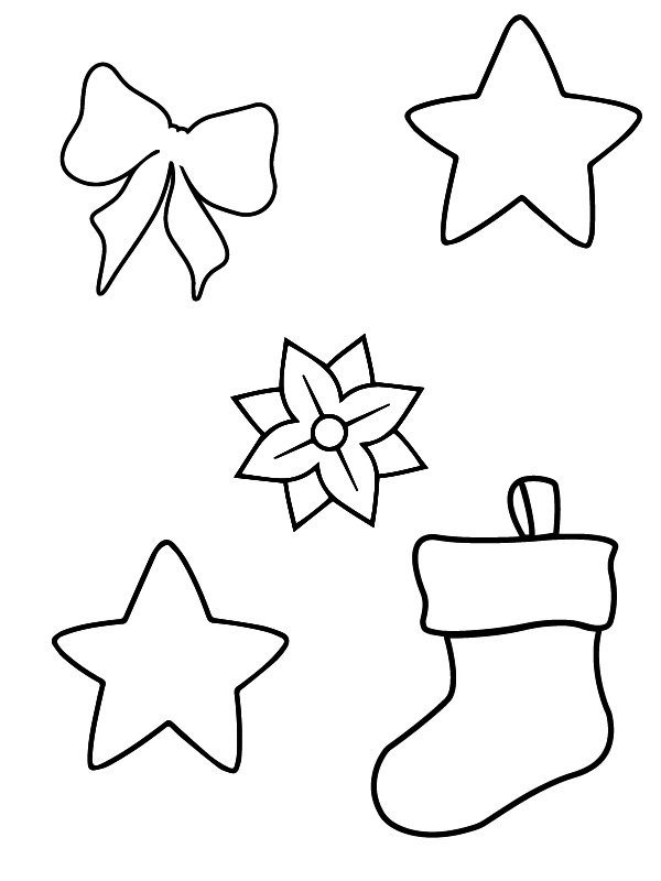 Preschool Christmas Coloring Pages 9