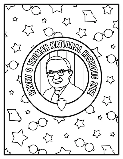 President Harry S Truman Coloring Pages