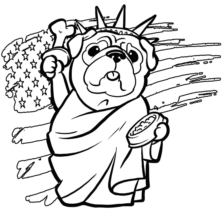 Mops Ausmalbilder 16