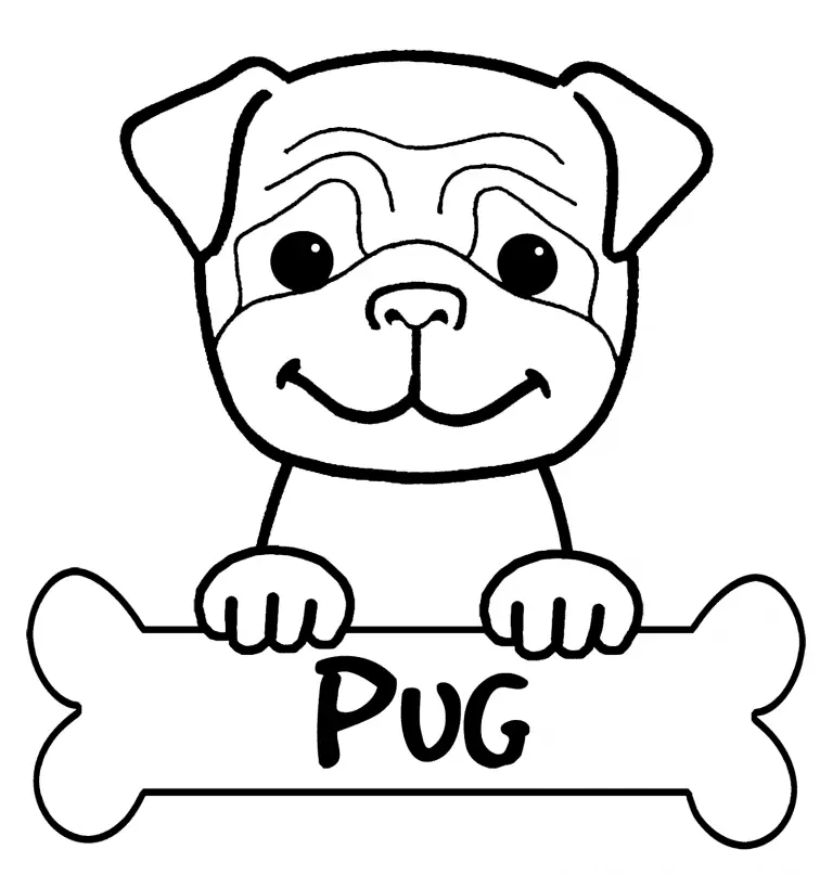 Mops Ausmalbilder 26