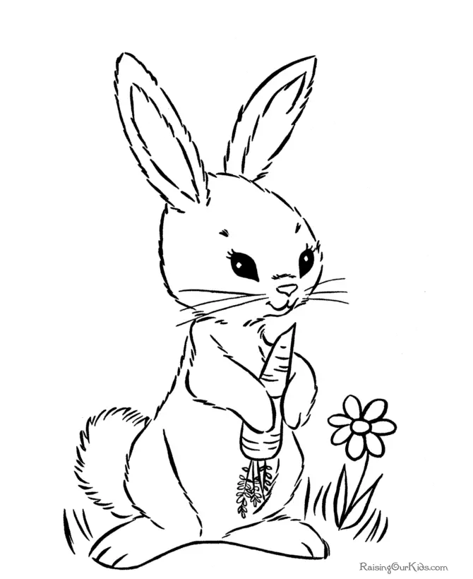 Rabbit Coloring Pages 20