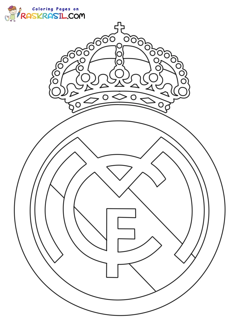 Real Madrid Coloring Pages 2