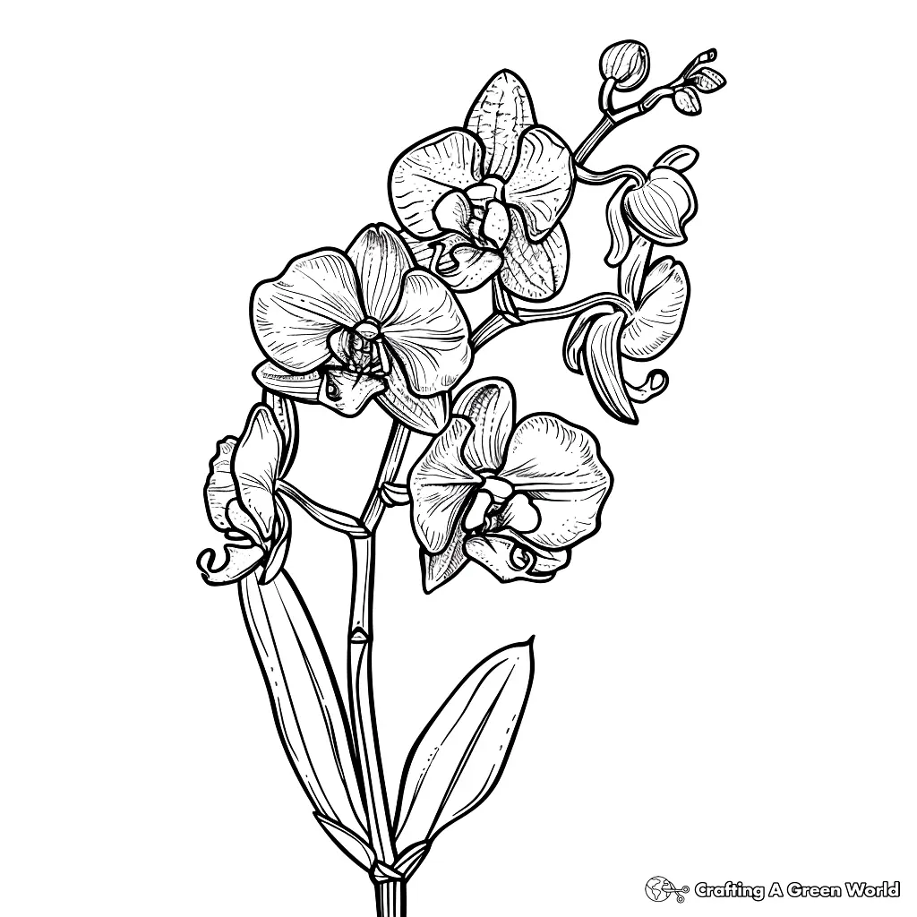 Flores Realistas para Colorir 15