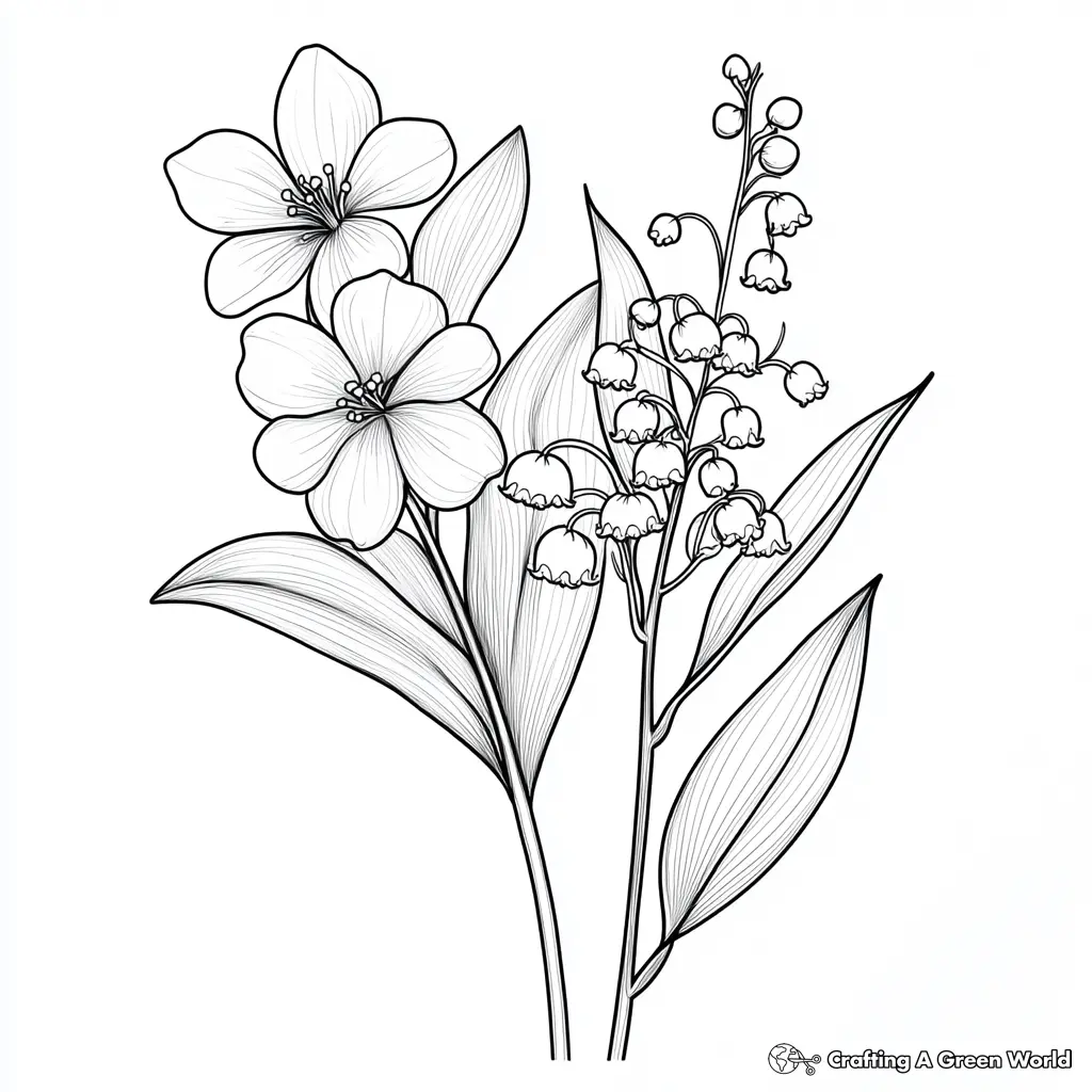 Flores Realistas para Colorir 152