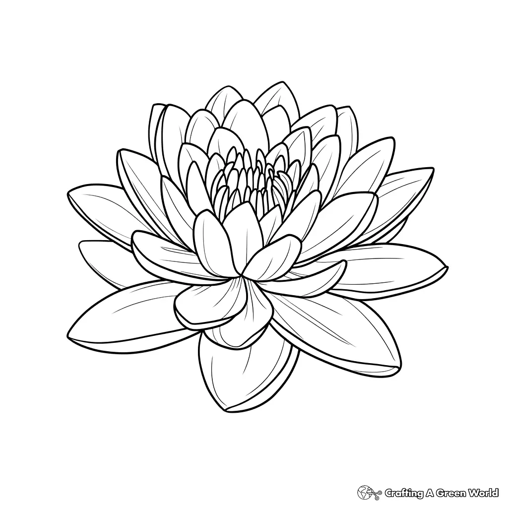 Flores Realistas para Colorir 165