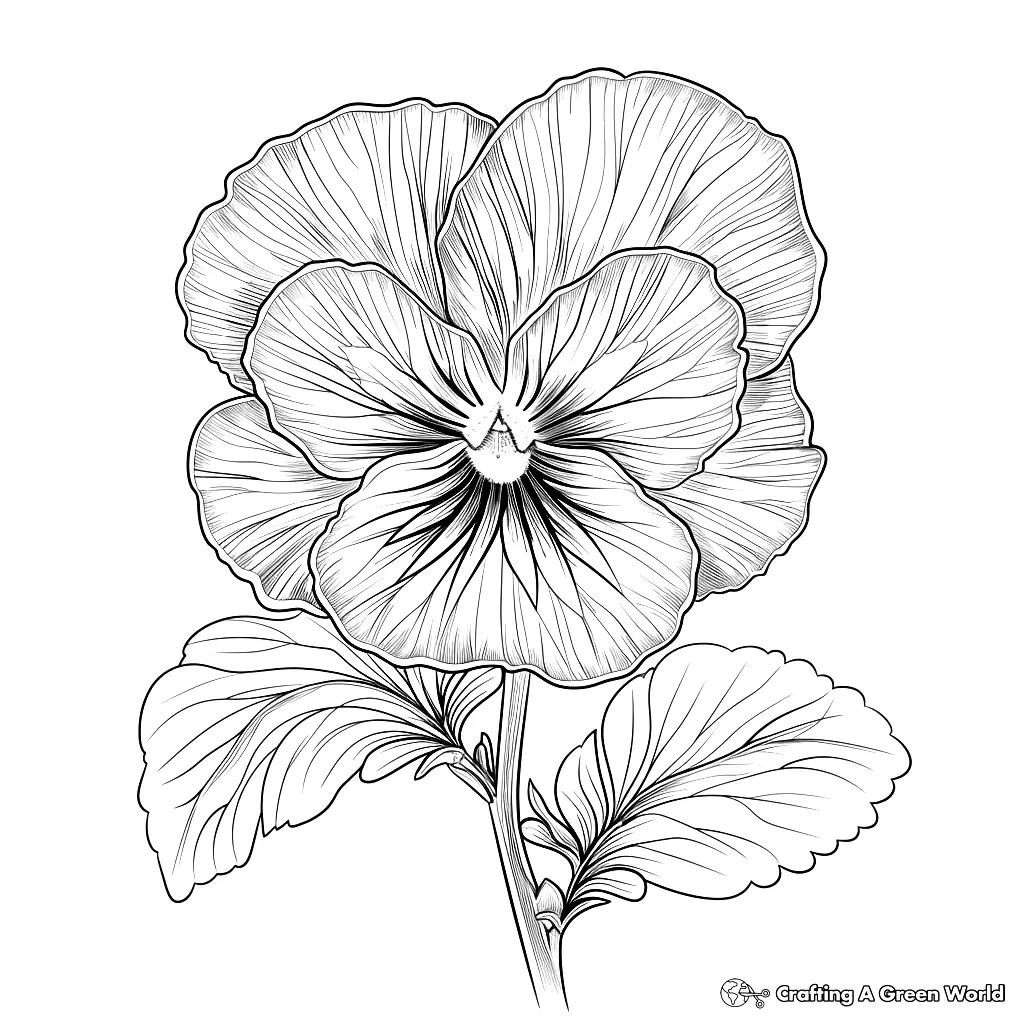 Flores Realistas para Colorir 79