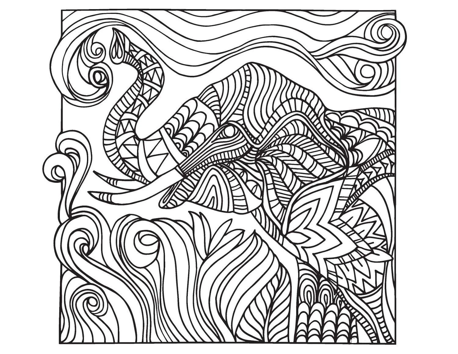 Entspannungs-Ausmalbilder 82