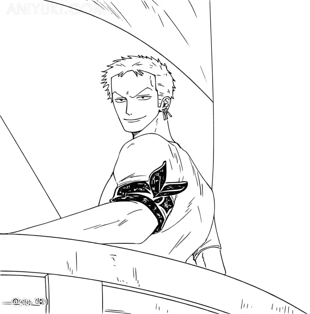 Desenhos de Roronoa Zoro Para Colorir