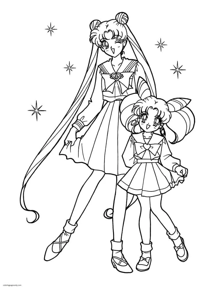 Sailor Moon Ausmalbilder