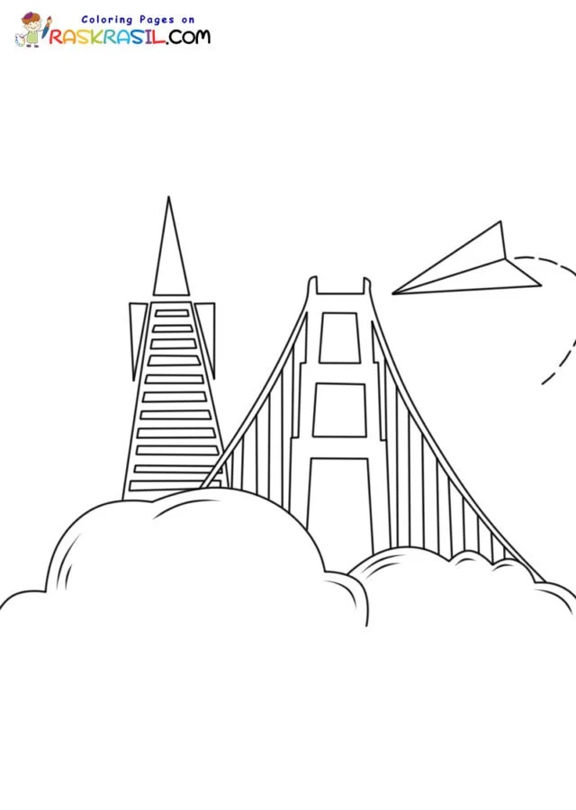 San Francisco Ausmalbilder 5
