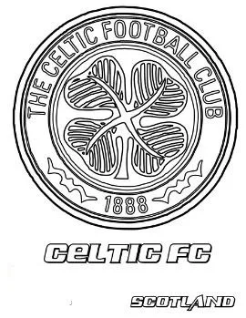 Scottish Premier League Team Logos Coloring Pages