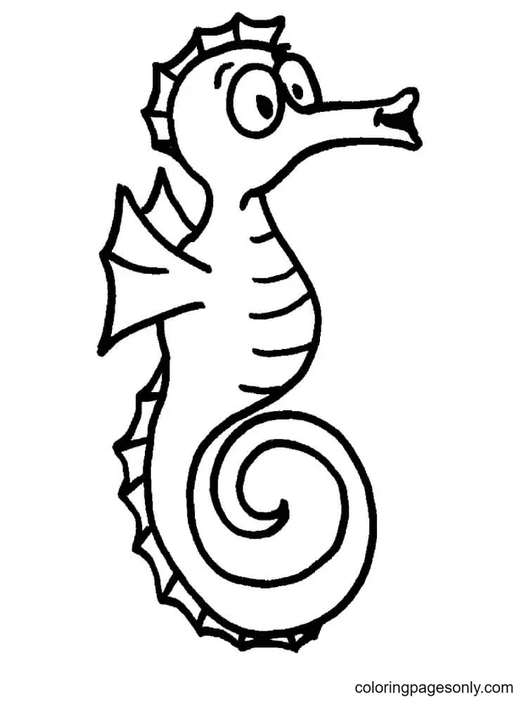 Seahorse Coloring Pages 56