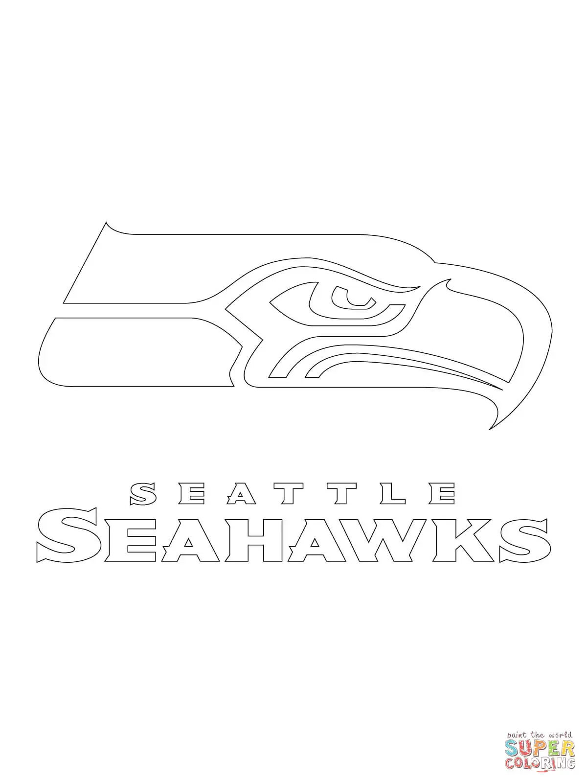 Seattle Seahawks Coloring Pages