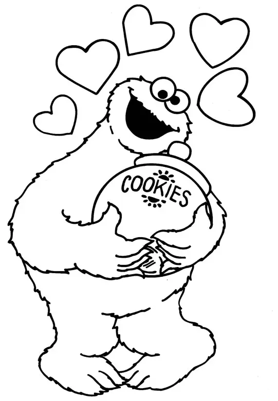 Sesame Street Coloring Pages 11