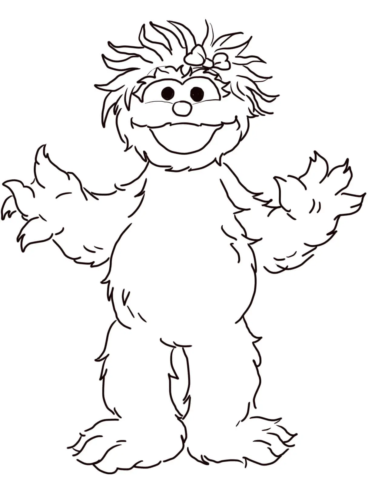 Sesame Street Coloring Pages 14