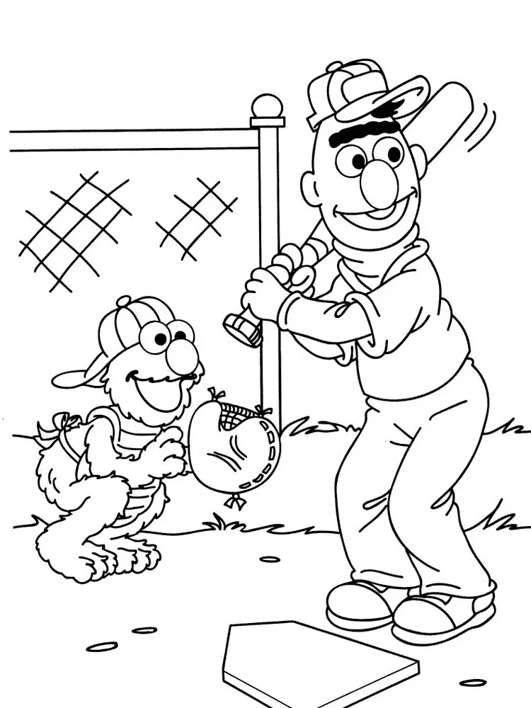 Sesame Street Coloring Pages 36